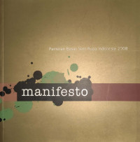 Manifesto : Pameran Besar Seni Rupa Indonesia 2008