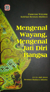 Pameran Wayang Koleksi Bentara Budaya: Mengenal Wayang, Mengenai Jati Diri Bangsa